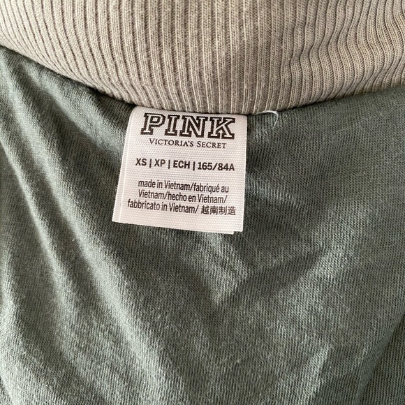 Victoria Secret PINK Bomber Jacket Olive H… - Picture 6 of 6